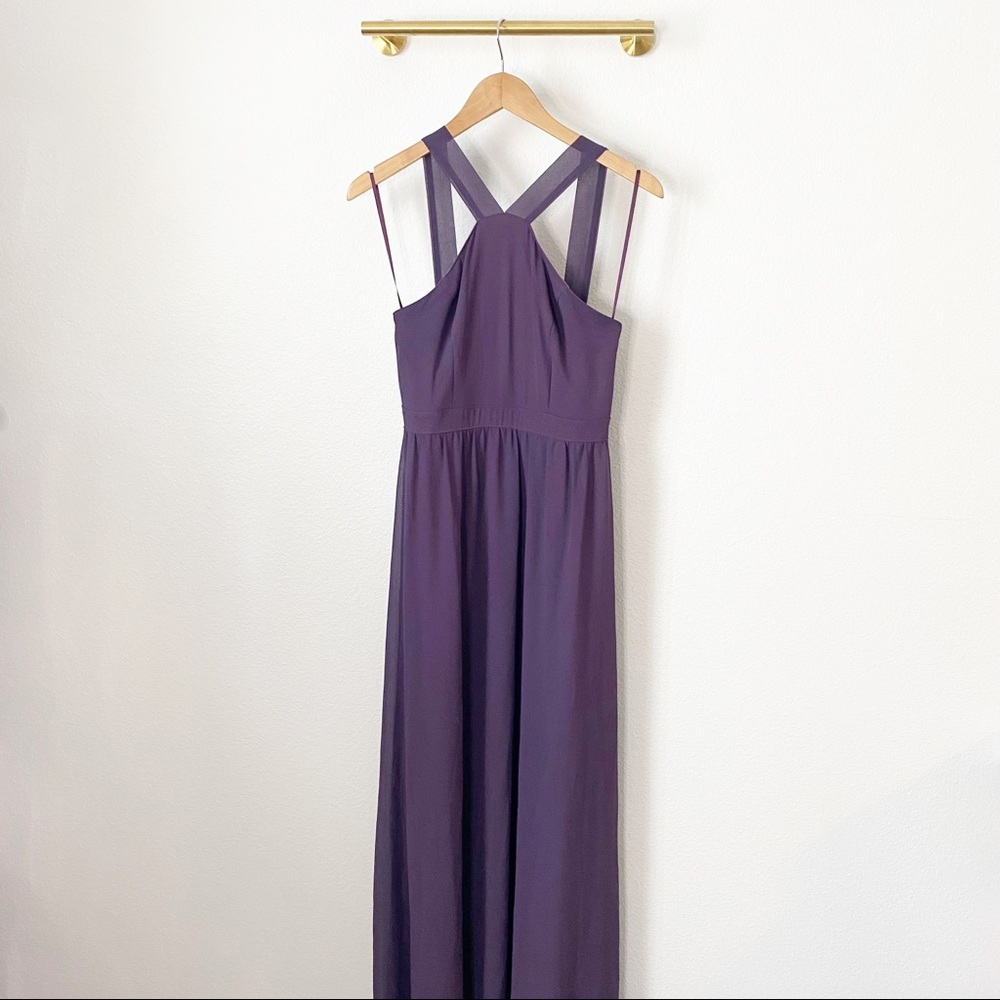 NWOT Lulu’s Air of Romance Dusty Purple Maxi Dress - Sz M - Picture 9 of 14